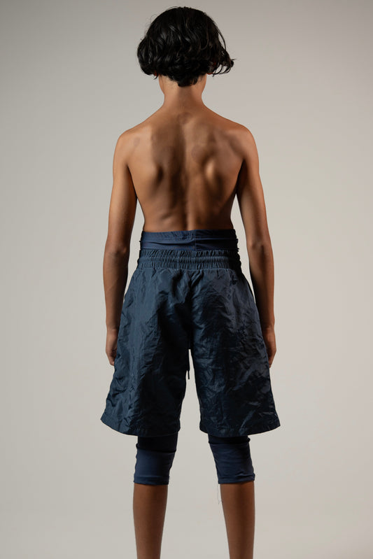 Muslim Halal Shorts FIXED Navy